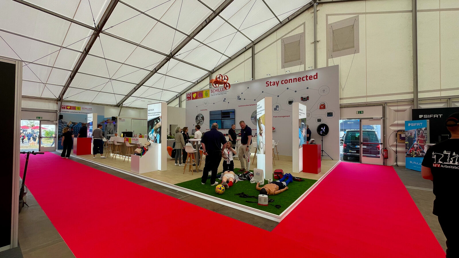 Schiller Messestand, RETTmobil Fulda 2025