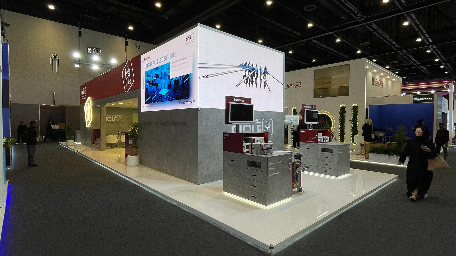 Richard Wolf Messestand, WHX Dubai 2026