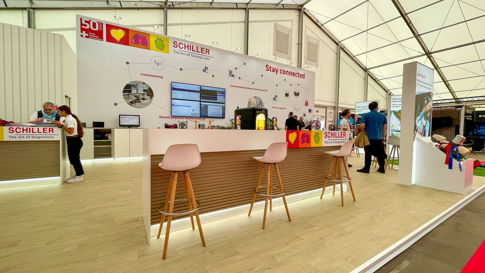 Schiller Messestand, RETTmobil Fulda 2025