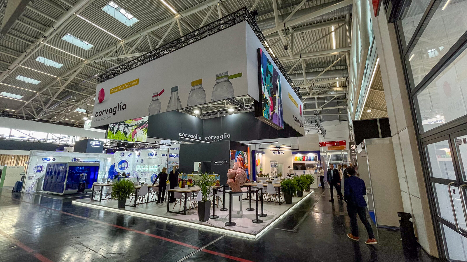 Corvaglia Messestand, Drinktec München 2025