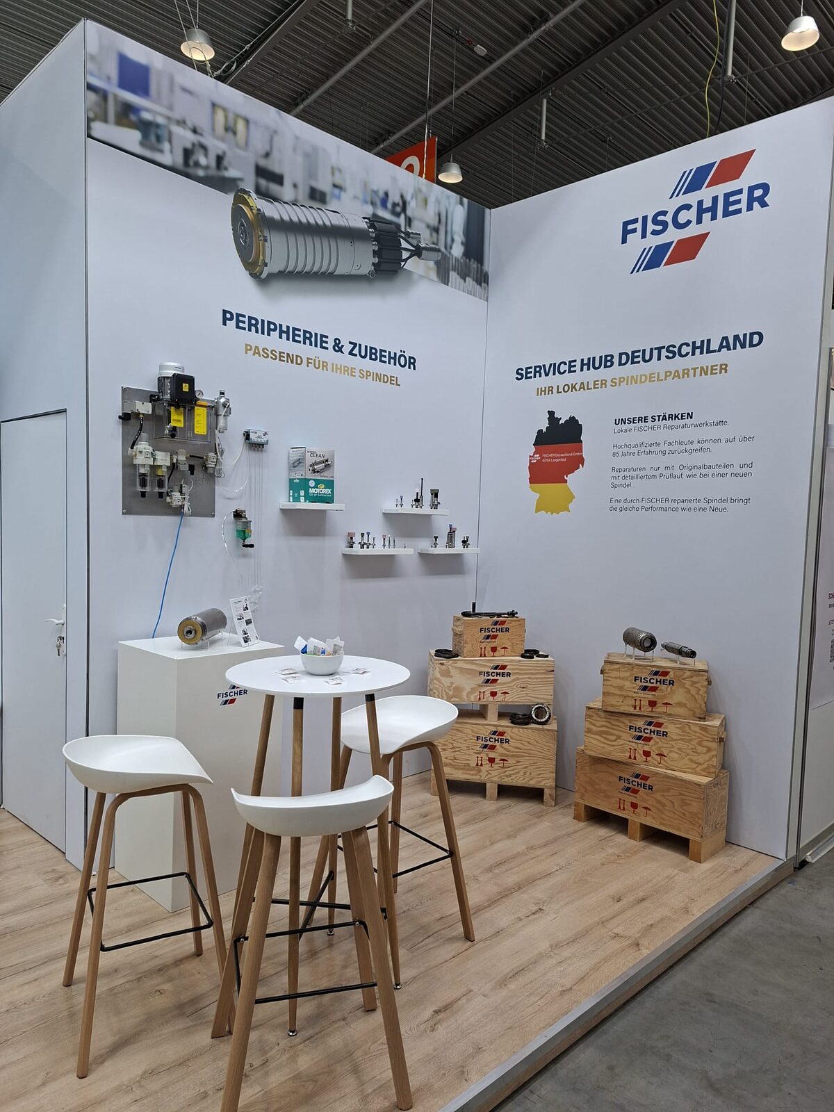 Fischer Messestand, GrindingHub Stuttgart 2026