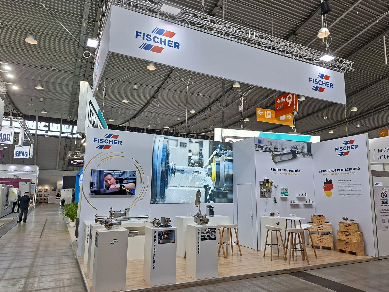 Fischer Messestand, GrindingHub Stuttgart 2026