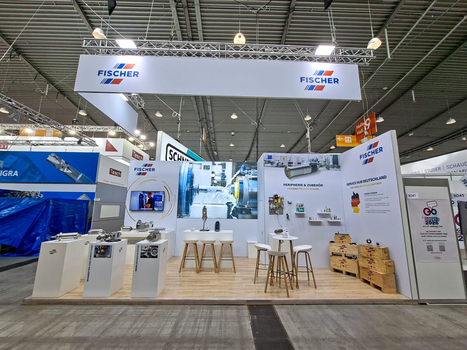Fischer Messestand, GrindingHub Stuttgart 2026