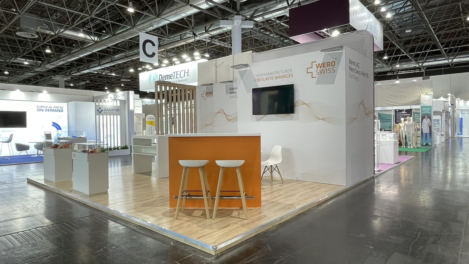 Wernli Messestand, Medica Düsseldorf 2025